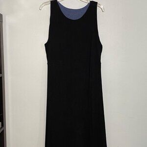 Womens XL Reversible Black & Blue Beach/Lounge Dress